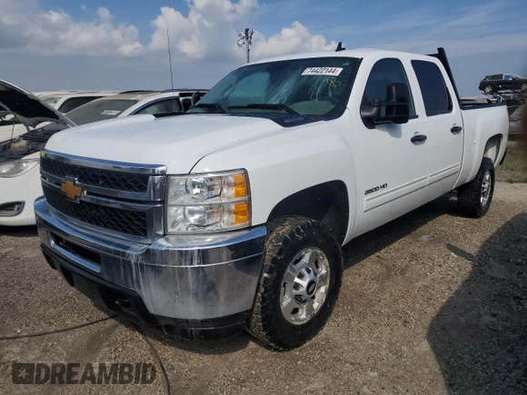 2013 Chevrolet Silverado 2500HD LT with VIN 1GC1CXCG4DF225019, listed as a Copart auction lot 74422144 with 0 mi miles and Non Repairable. Bid and sale history available at carsss.com. Image 1.