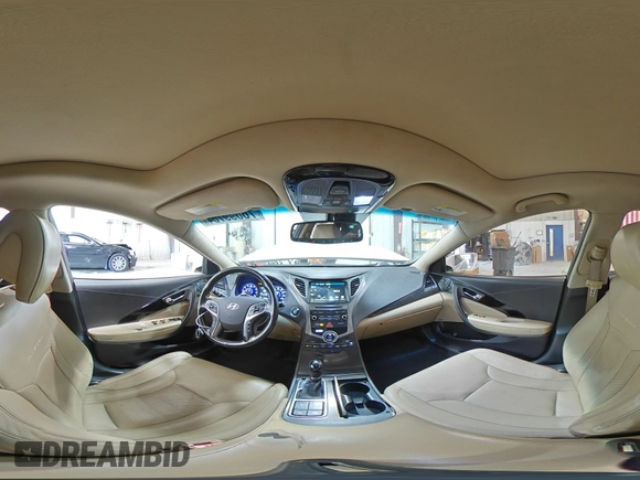 2015 Hyundai Azera Limited z VIN KMHFH4JG1FA448378, wystawiony jako Copart lot #76099764 z przebiegiem 117 489 mil mil oraz Szkoda całkowita • Salvage title. Historia ofert i sprzedaży dostępna na DreamBid. Obrazek 14.
