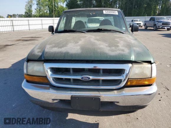 2000 Ford Ranger XL with VIN 1FTYR10V8YTB43444, listed as a Copart auction lot 53509985 with 159,976 mi miles and Clean Title. Bid and sale history available at carsss.com. Image 5.