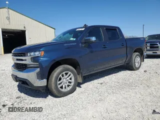 2021 Chevrolet Silverado 1500 LT z VIN 3GCPYJEK7MG323728, wystawiony jako Copart lot #48637985 z przebiegiem 23 434 mil mil oraz Szkoda całkowita • Salvage title. Historia ofert i sprzedaży dostępna na DreamBid. Obrazek 1.