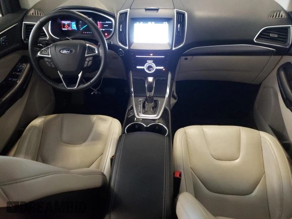 2017 Ford Edge Titanium with VIN 2FMPK4K91HBB80798, listed as a Copart auction lot 54133755 with 92,108 mi miles and Salvage Title. Bid and sale history available at carsss.com. Image 8.
