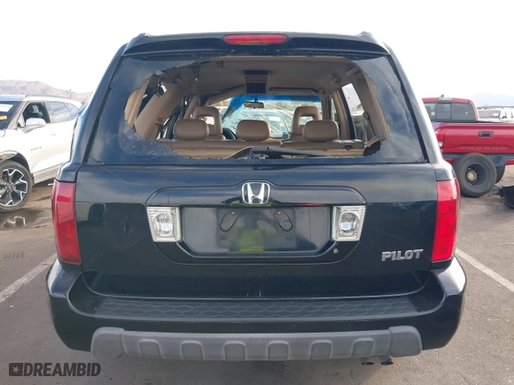 2004 Honda Pilot EX with VIN 2HKYF18624H620101, listed as a IAAI auction lot 41539583 with 196,158 mi miles. Bid and sale history available at carsss.com. Image 17.