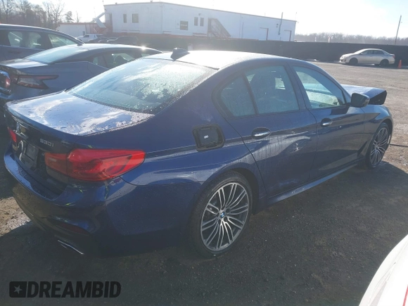 2017 BMW 5 Series 530i xDrive with VIN WBAJA7C32HG907106, listed as a IAAI auction lot 41020855 with 70,650 mi miles and . Bid and sale history available at carsss.com. Image 4.