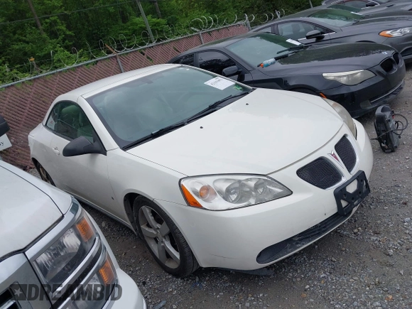 2007 Pontiac G6 GT with VIN 1G2ZH361674180268, listed as a IAAI auction lot 42101853 with 77,795 mi miles. Bid and sale history available at carsss.com. Image 1.