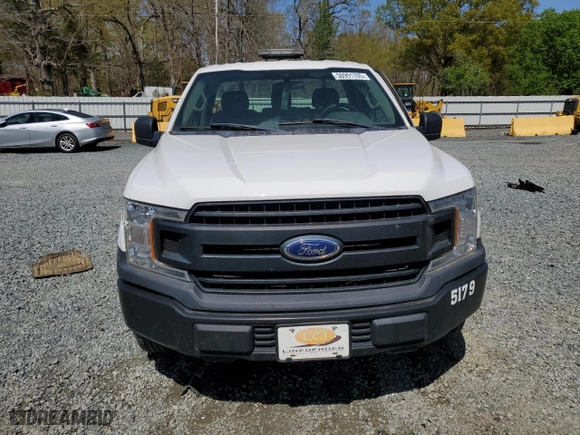 2019 Ford F-150 XL with VIN 1FTMF1CB0KKD31820, listed as a Copart auction lot 50991785 with 93,681 mi miles and Salvage Title. Bid and sale history available at carsss.com. Image 5.
