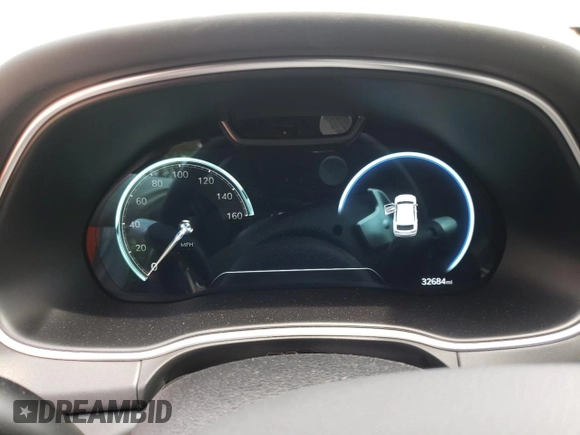 2022 Genesis GV80 with VIN KMUHCESC5NU100445, listed as a Copart auction lot 55877355 with 32,684 mi miles and Salvage title. Bid and sale history available at DreamBid. Image 9.