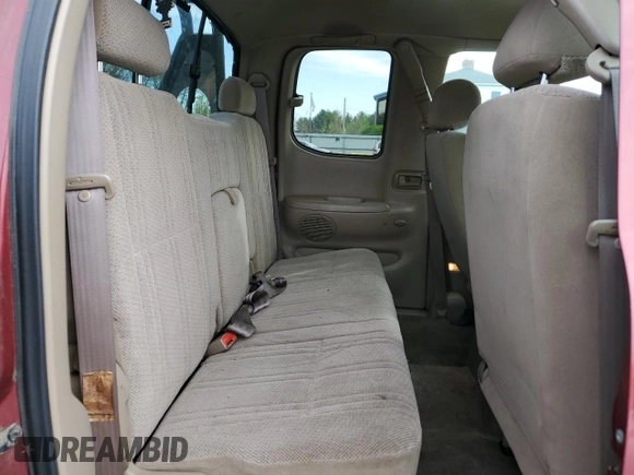 2000 Toyota Tundra SR5 with VIN 5TBBT4419YS043960, listed as a Copart auction lot 54897125 with 162,606 mi miles and Clean Title. Bid and sale history available at DreamBid. Image 10.