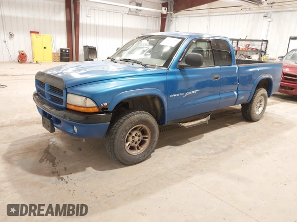 2000 Dodge Dakota Sport with VIN 1B7GG22N3YS639309, listed as a IAAI auction lot 41771758 with 225,795 mi miles and . Bid and sale history available at carsss.com. Image 2.