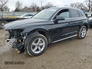 2023 Audi Q5 Premium with VIN WA1ABAFY7P2142288, listed as a Copart auction lot 43472395 with 23,227 mi miles and Salvage Title. Bid and sale history available at carsss.com. Image 1.