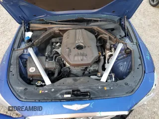 2019 Genesis G70 Advanced with VIN KMTG34LA3KU037414, listed as a Copart auction lot 81812584 with 63,807 mi miles and Salvage Title. Bid and sale history available at DreamBid. Image 11.
