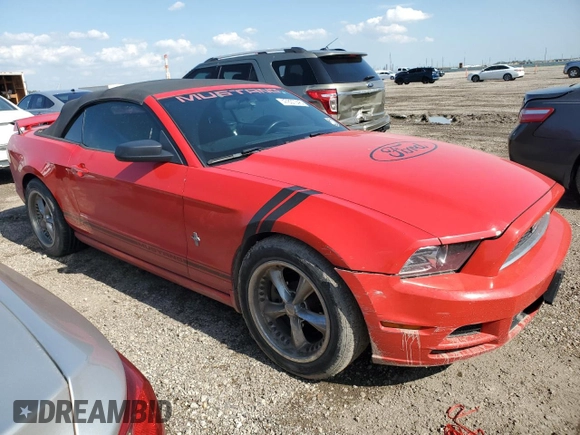 2014 Ford Mustang V6 with VIN 1ZVBP8EMXE5215679, listed as a Copart auction lot 47837345 with 137,881 mi miles and Salvage Title. Bid and sale history available at carsss.com. Image 4.
