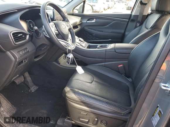 2022 Hyundai Santa Fe Limited with VIN 5NMS4DALXNH455491, listed as a Copart auction lot 47352185 with 36,467 mi miles and Salvage Title. Bid and sale history available at carsss.com. Image 7.