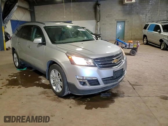 2015 Chevrolet Traverse LT with VIN 1GNKRGKD5FJ324711, listed as a Copart auction lot 50052505 with 126,555 mi miles and Salvage Title. Bid and sale history available at carsss.com. Image 14.