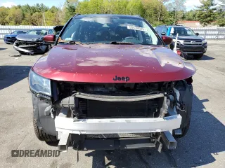 2021 Jeep Compass Altitude with VIN 3C4NJDBB8MT557658, listed as a Copart auction lot 55430545 with 53,691 mi miles and Salvage title. Bid and sale history available at DreamBid. Image 5.