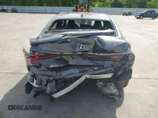 2021 Lexus ES 350 F Sport with VIN 58AGZ1B17MU097619, listed as a Copart auction lot 53339995 with 24,989 mi miles and Salvage title. Bid and sale history available at DreamBid. Image 6.