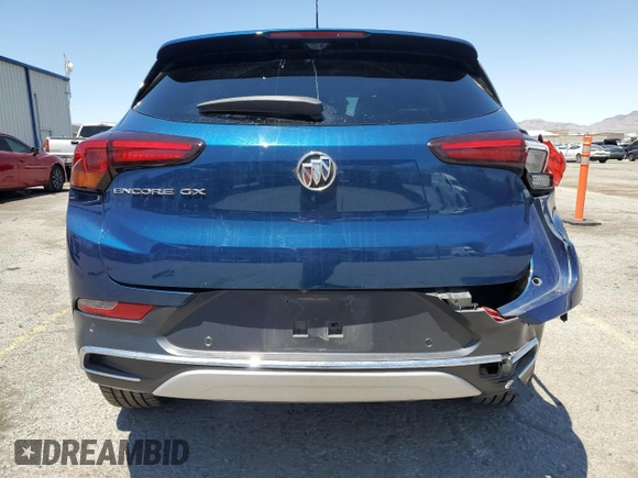 2020 Buick Encore GX Essence with VIN KL4MMFSL2LB127495, listed as a Copart auction lot 61805015 with 67,222 mi miles and Salvage title. Bid and sale history available at DreamBid. Image 6.