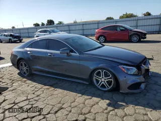 2015 Mercedes-Benz CLS-Class CLS 400 with VIN WDDLJ6HB9FA134596, listed as a Copart auction lot 69209994 with 77,209 mi miles and Salvage Title. Bid and sale history available at carsss.com. Image 4.