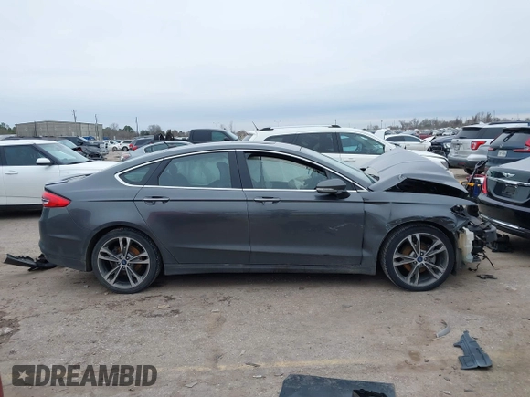 2017 Ford Fusion Titanium with VIN 3FA6P0K93HR416160, listed as a IAAI auction lot 41636451 with 100,383 mi miles. Bid and sale history available at carsss.com. Image 13.