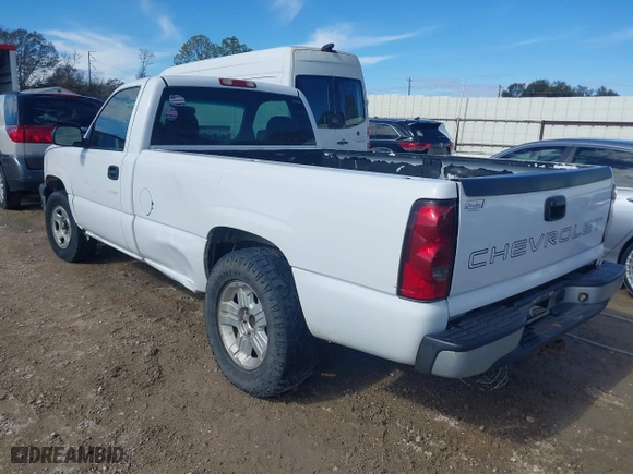 2006 Chevrolet Silverado 1500 Work Truck with VIN 1GCEC14V16E144581, listed as a IAAI auction lot 41368021 with 268,321 mi miles. Bid and sale history available at carsss.com. Image 3.