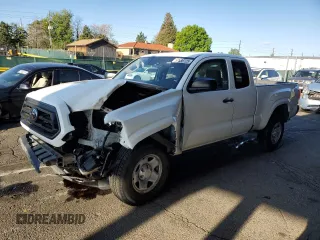 2021 Toyota Tacoma SR with VIN 3TYRX5GN8MT016665, listed as a Copart auction lot 57686725 with 53,631 mi miles and Salvage title. Bid and sale history available at DreamBid. Image 1.