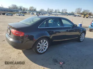 2013 Audi A4 Premium Plus with VIN WAUFFAFL0DA099609, listed as a Copart auction lot 49944835 with 92,478 mi miles and Salvage Title. Bid and sale history available at carsss.com. Image 3.
