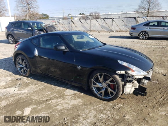 2016 Nissan 370Z with VIN JN1AZ4EH6GM934024, listed as a Copart auction lot 43826185 with 158,973 mi miles and Salvage Title. Bid and sale history available at carsss.com. Image 4.