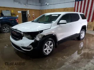 2019 GMC Acadia SLE z VIN 1GKKNKLA2KZ221483, wystawiony jako Copart lot #53269525 z przebiegiem 108 638 mil mil oraz Czysty tytuł • Clean title. Historia ofert i sprzedaży dostępna na DreamBid. Obrazek 1.