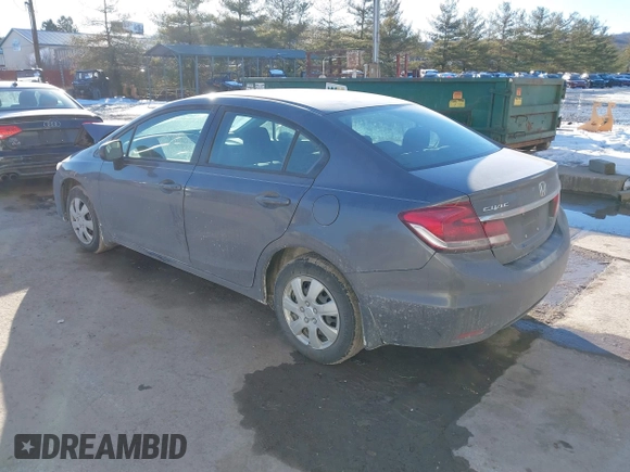 2015 Honda Civic LX with VIN 19XFB2F57FE224918, listed as a IAAI auction lot 41426596 with 64,083 mi miles and . Bid and sale history available at DreamBid. Image 3.