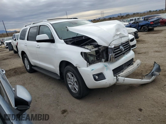 2018 Toyota Sequoia SR5 with VIN 5TDBY5G13JS165133, listed as a Copart auction lot 45189315 with 0 mi miles and Salvage Title. Bid and sale history available at carsss.com. Image 4.