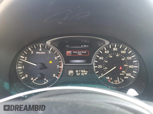 2015 Nissan Altima SL с VIN 1N4BL3AP2FC224669, выставлен на аукционе Copart как лот 52874435 с пробегом 167 768 миль миль и Списание • Salvage title. История ставок и продаж доступна на DreamBid. Изображение 9.