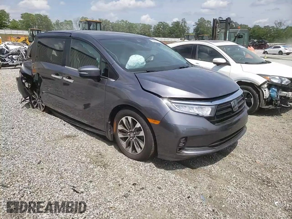 2024 Honda Odyssey EX-L с VIN 5FNRL6H62RB073573, выставлен на аукционе Copart как лот 55228105 с пробегом Не указан миль и Списание • Salvage title. История ставок и продаж доступна на DreamBid. Изображение 14.