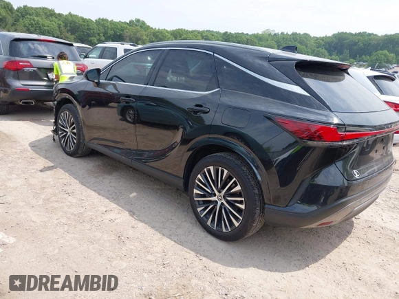 2023 Lexus RX 350 with VIN 2T2BAMCA6PC021707, listed as a IAAI auction lot 42487717 with 30,008 mi miles and . Bid and sale history available at DreamBid. Image 3.