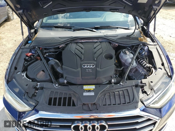 2021 Audi A8 with VIN WAU8DAF8XMN027495, listed as a Copart auction lot 50395145 with 19,508 mi miles and Salvage Title. Bid and sale history available at carsss.com. Image 11.