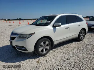 2016 Acura MDX with VIN 5FRYD4H20GB016066, listed as a Copart auction lot 51546355 with 128,770 mi miles and Salvage Title. Bid and sale history available at carsss.com. Image 1.