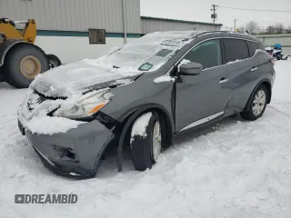 2017 Nissan Murano SL z VIN 5N1AZ2MG8HN109619, wystawiony jako Copart lot #43331255 z przebiegiem Nie podano mil oraz Nie do naprawy • Non repairable. Historia ofert i sprzedaży dostępna na DreamBid. Obrazek 1.