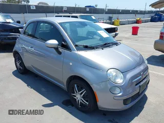 2015 FIAT 500 Pop with VIN 3C3CFFAR7FT741497, listed as a IAAI auction lot 42765120 with 102,348 mi miles and . Bid and sale history available at DreamBid. Image 1.