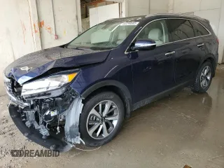 2019 Kia Sorento EX Sport with VIN 5XYPH4A59KG462286, listed as a Copart auction lot 60299565 with 81,345 mi miles and Salvage title. Bid and sale history available at DreamBid. Image 1.