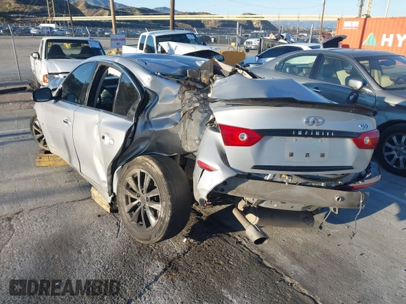 2015 Infiniti Q50 z VIN JN1BV7AP4FM341453, wystawiony jako IAAI lot #41755534 z przebiegiem Nie podano mil oraz . Historia ofert i sprzedaży dostępna na DreamBid. Obrazek 3.