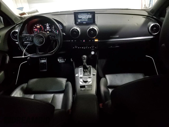 2017 Audi A3 Sedan Premium Plus with VIN WAUJ8GFF1H1036428, listed as a Copart auction lot 68144473 with 57,477 mi miles and Salvage Title. Bid and sale history available at carsss.com. Image 8.