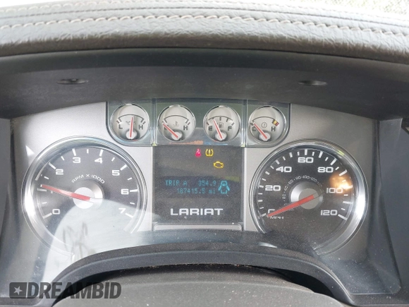 2010 Ford F-150 XL with VIN 1FTFW1EV4AFB50873, listed as a IAAI auction lot 41554001 with 187,415 mi miles. Bid and sale history available at carsss.com. Image 7.