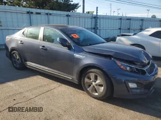 2014 Kia Optima Hybrid LX with VIN KNAGM4AD0E5064638, listed as a Copart auction lot 67062984 with 0 mi miles and Clean Title. Bid and sale history available at carsss.com. Image 4.