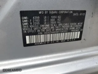 2022 Subaru Impreza with VIN 4S3GTAA66N1726333, listed as a Copart auction lot 66406764 with 33,468 mi miles and Salvage Title. Bid and sale history available at carsss.com. Image 13.