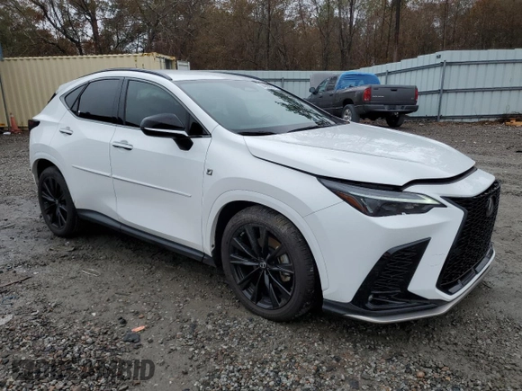 2022 Lexus NX with VIN 2T2KGCEZ1NC002409, listed as a Copart auction lot 84606604 with 25,572 mi miles and Salvage Title. Bid and sale history available at carsss.com. Image 4.