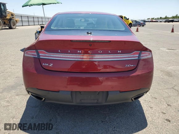 2015 Lincoln MKZ with VIN 3LN6L2G95FR618016, listed as a Copart auction lot 62378435 with 52,405 mi miles and Salvage title. Bid and sale history available at DreamBid. Image 6.