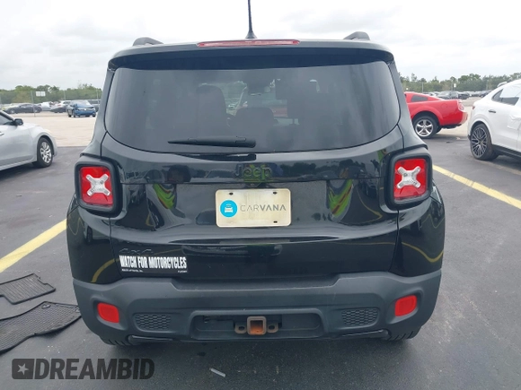 2017 Jeep Renegade Altitude with VIN ZACCJBBB8HPF83864, listed as a IAAI auction lot 42392202 with 115,648 mi miles and . Bid and sale history available at DreamBid. Image 16.