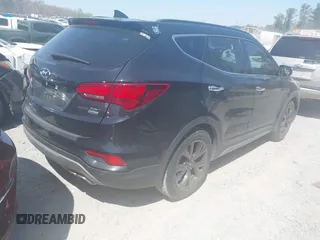 2018 Hyundai Santa Fe Ultimate with VIN 5XYZW4LA6JG549294, listed as a IAAI auction lot 41890014 with 66,845 mi miles and . Bid and sale history available at DreamBid. Image 4.