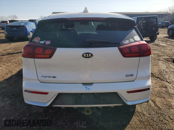 2017 Kia Niro FE with VIN KNDCB3LC4H5048467, listed as a Copart auction lot 48034895 with 141,047 mi miles and Clean Title. Bid and sale history available at carsss.com. Image 6.