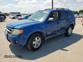 2008 Ford Escape XLT с VIN 1FMCU03Z08KC70546, выставлен на аукционе Copart как лот 58479495 с пробегом 220 852 миль миль и Списание • Salvage title. История ставок и продаж доступна на DreamBid. Изображение 1.