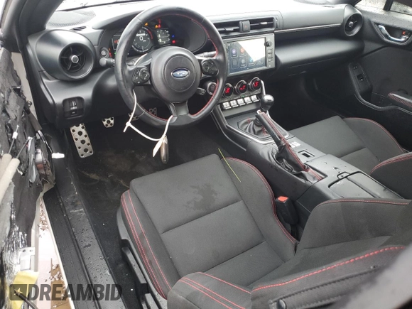 2023 Subaru BRZ Premium with VIN JF1ZDBB11P9700098, listed as a Copart auction lot 80287284 with 24,847 mi miles and Salvage Title. Bid and sale history available at carsss.com. Image 8.