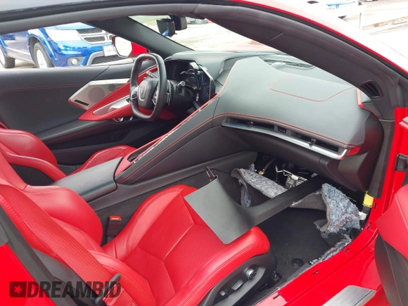 2023 Chevrolet Corvette 2LT with VIN 1G1YB2D46P5111406, listed as a IAAI auction lot 41084884 with 21,789 mi miles and . Bid and sale history available at DreamBid. Image 5.